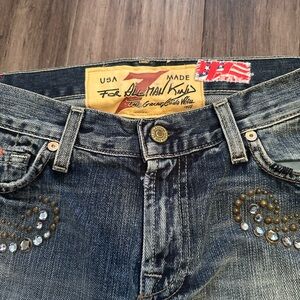 7 For All Mankind Women's Embellished Denim Jeans